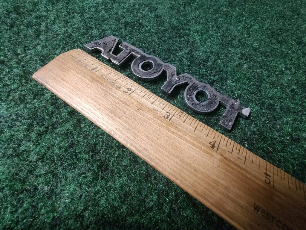 Toyota Rear Trunk Lid Emblem About 4.25'' Chrome OEM 4L7