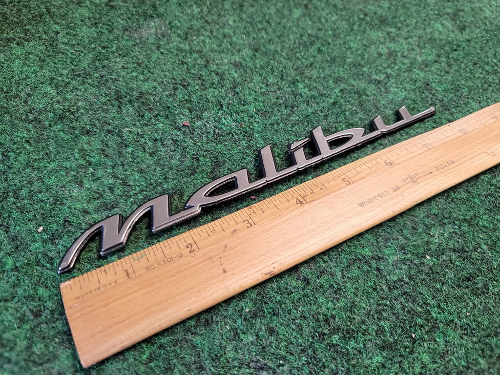 1997-2003 Chevy Malibu Chrome Rear Emblem Badge Logo Nameplate Name Plate 1M6