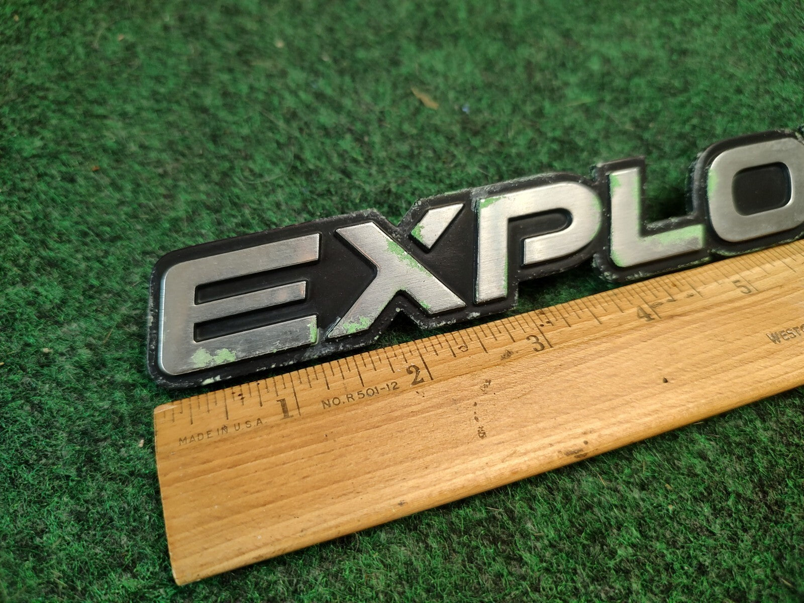 Ford OEM Explorer 10" Emblem Badge Logo Nameplate Name Plate F17B-7843156-CA 2S6