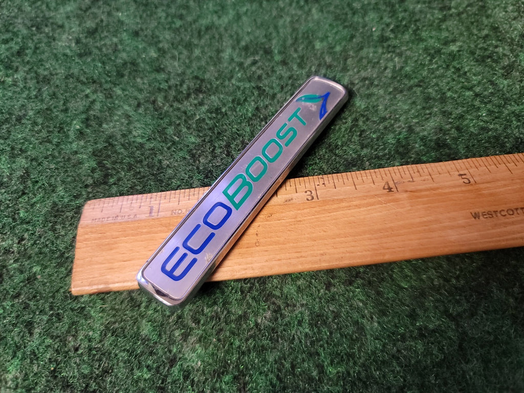 Ford Fusion "Ecoboost" Emblem OEM Name Plate DS73-42528-AB 2S9