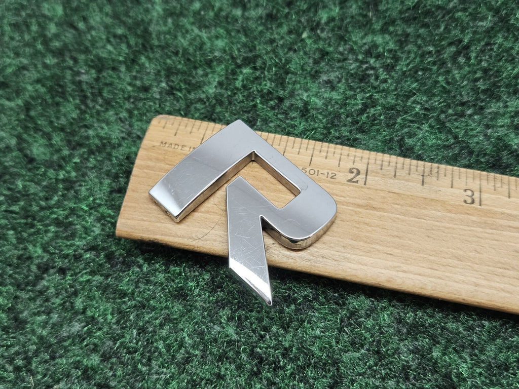 OEM "R" 3D Chrome Individual Letter Lettering Emblem Badge Logo Nameplate R 7S9