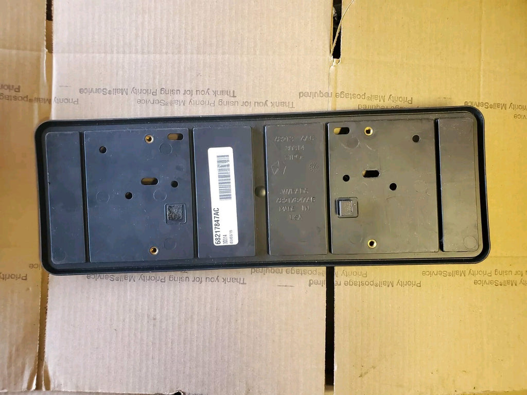 OEM Mopar Front License Plate Bracket 68217847AC Dodge Jeep 2015-2016 B3J