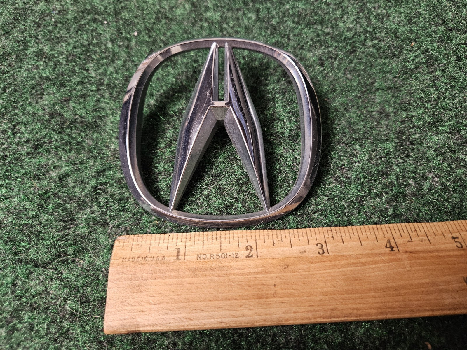 Acura Emblem Logo Badge Symbol Rear Trunk Sep 1 Chrome OEM 3M3
