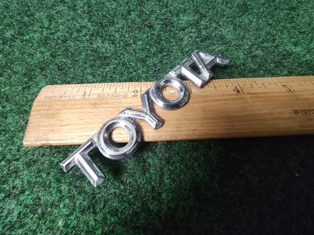 Toyota Corolla Camry Rear Trunk Script Emblem Badge Nameplate OEM 8L3