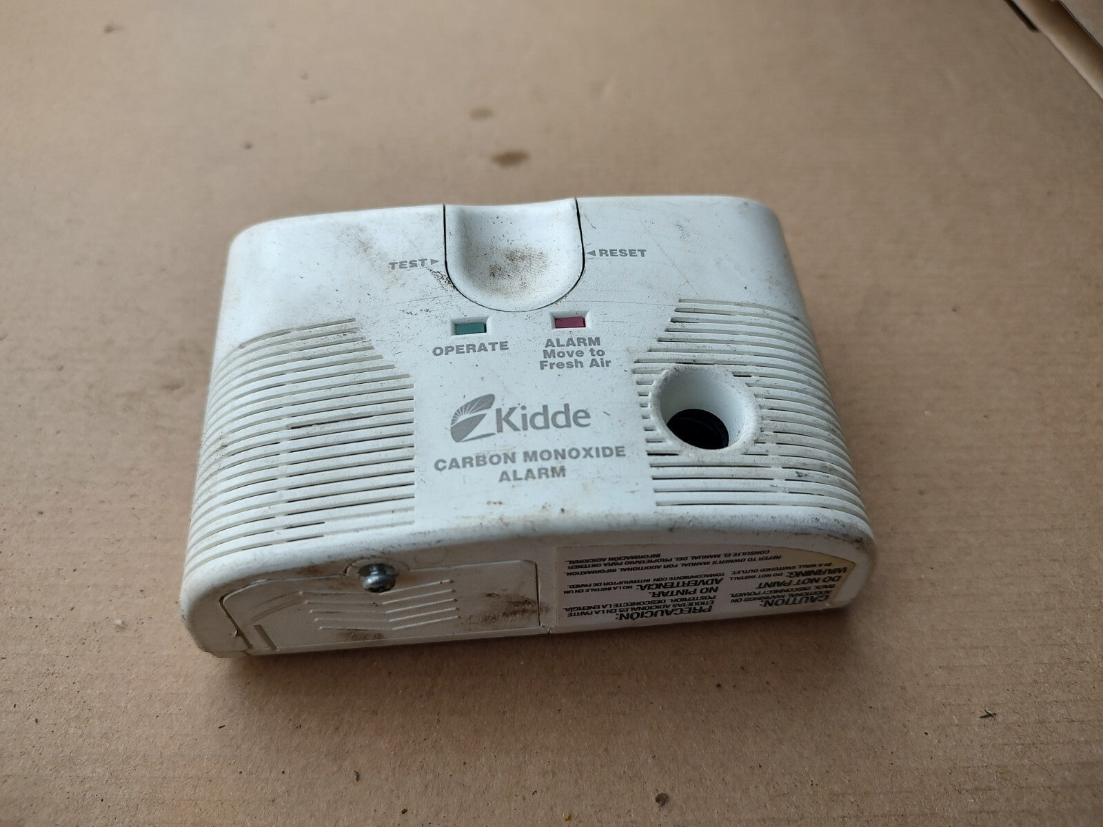 Kidde Carbon Monoxide Alarm KN-COB-LCB-A NIGHTHAWK Electrochemical Sensor JT5
