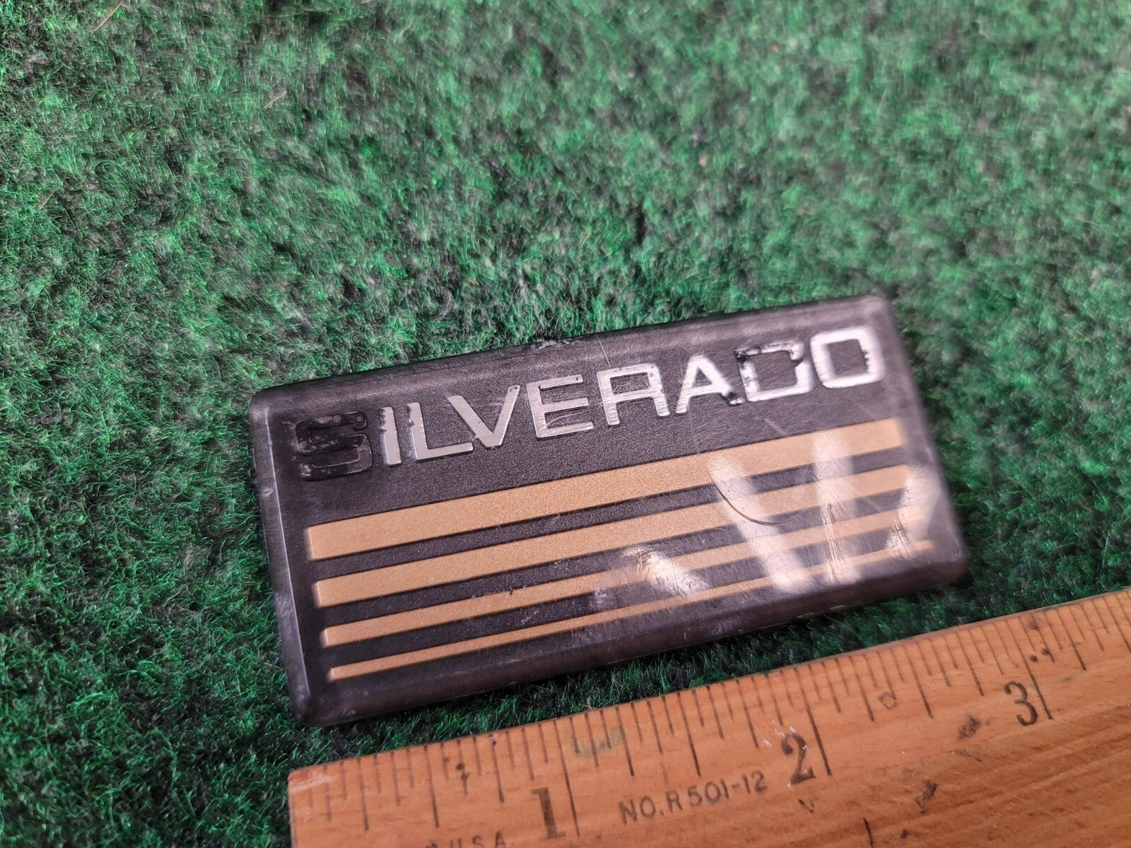 1990s SILVERADO Plastic Roof Panel Emblem OEM NAME PLATE 1M8