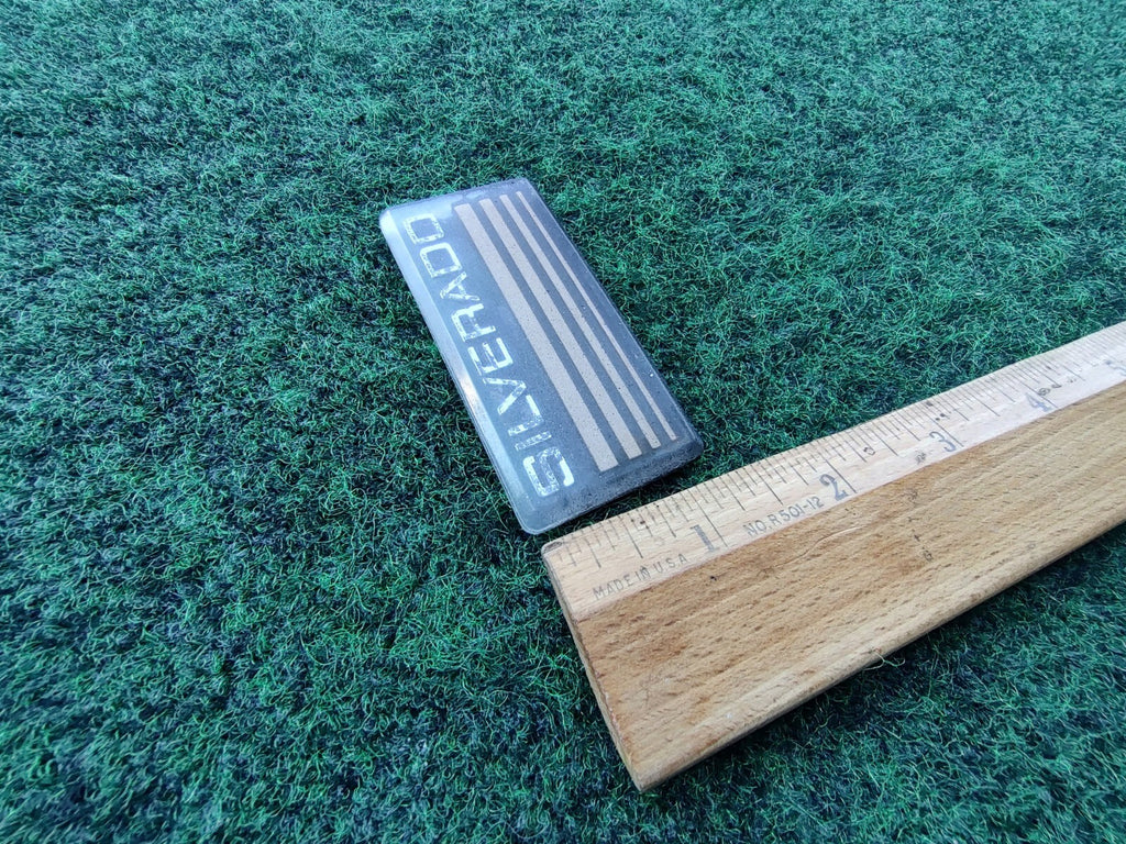 1990s SILVERADO Plastic Roof Panel Emblem OEM NAME PLATE 10L4