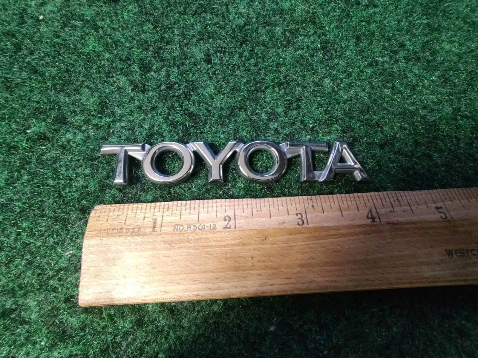 Toyota Avalon Rear Trunk Lid Emblem Name Plate 4.25'' Chrome OEM 7S3