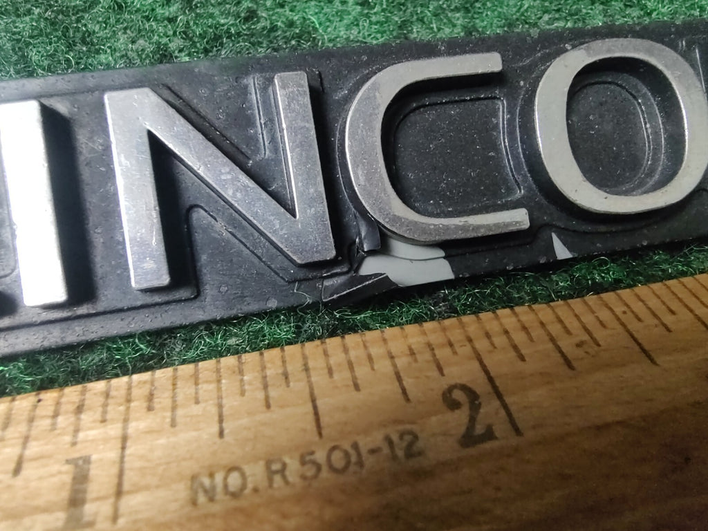 Lincoln Vintage Emblem Badge Logo Nameplate Name Plate OEM 1S2