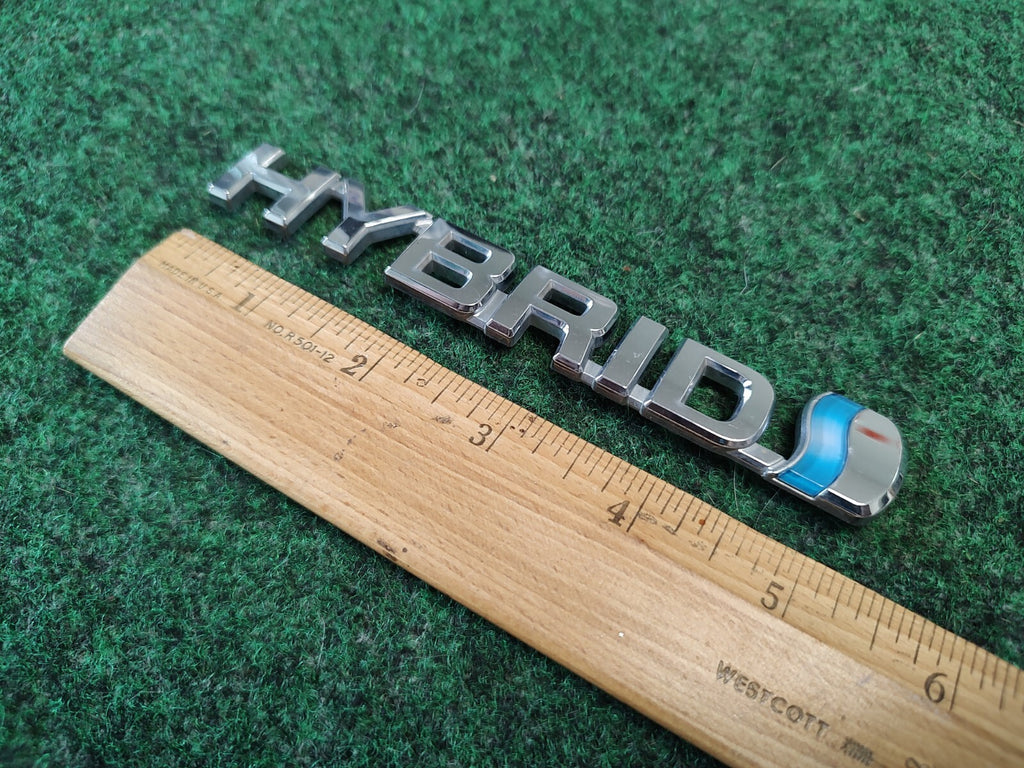 07 08 09 TOYOTA PRIUS HYBRID SIDE FENDER EMBLEM LOGO BADGE SYMBOL USED 4S7