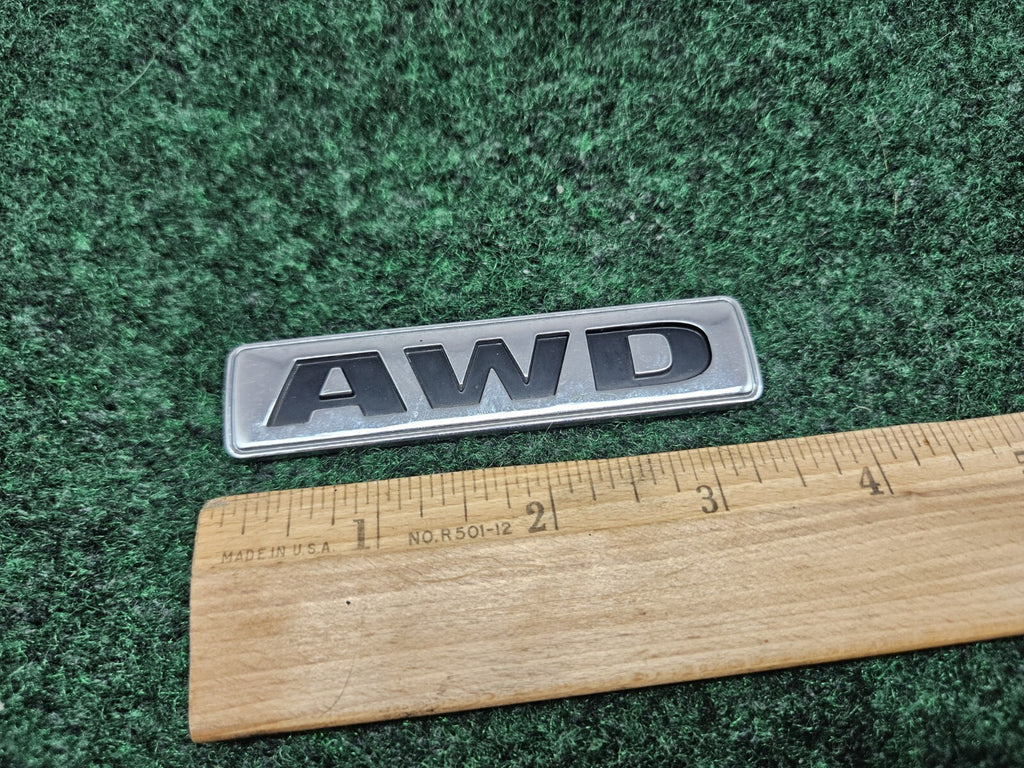 OEM AWD All Wheel Drive 3.5" Emblem Badge Logo Nameplate Name Plate Insignia GL1