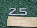 NISSAN 2.5 REAR CHROME EMBLEM LOGO SYMBOL BADGE OEM 7S8