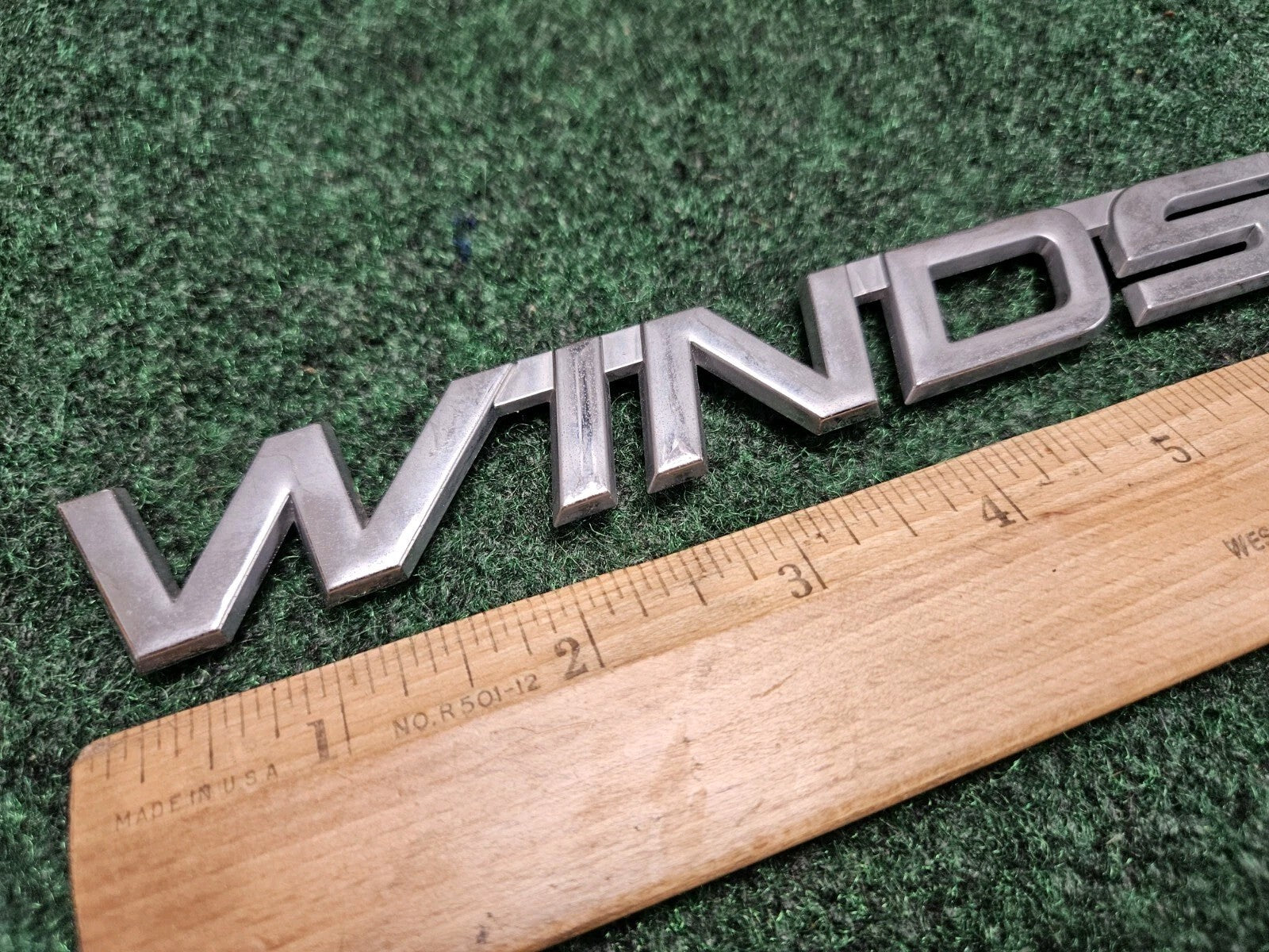 FORD WINDSTAR REAR CHROME EMBLEM NAME PLATE  LOGO BADGE SYMBOL USED OEM 5M2
