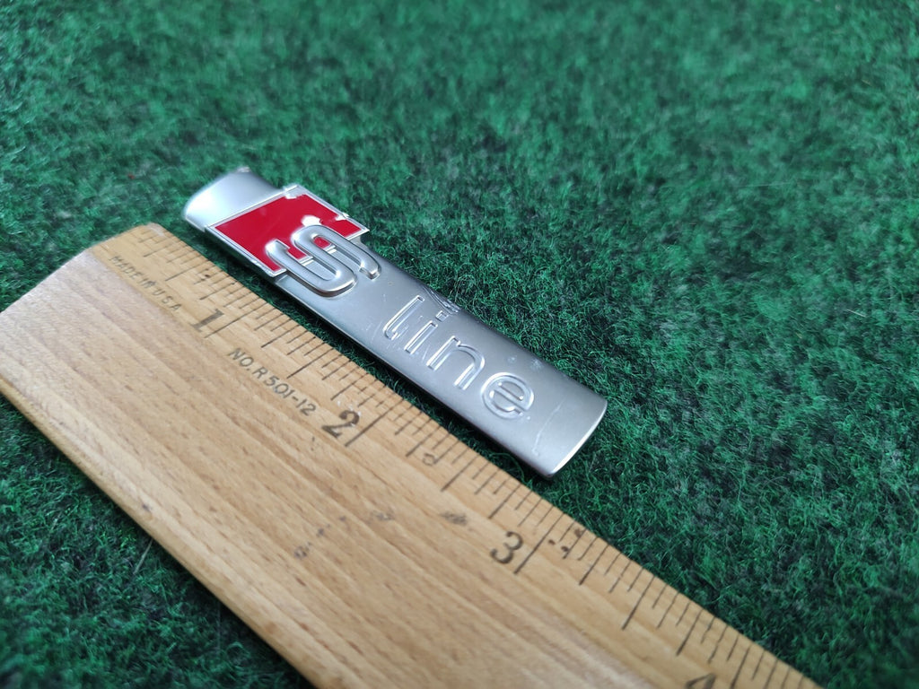 Audi A1/A3/A4/A5/A6 S Line Badge Emblem Name Plate Nameplate Logo OEM 4S1