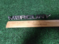 Mercury OEM Chrome Black 8" Emblem Badge Logo Nameplate Name Plate 6S5