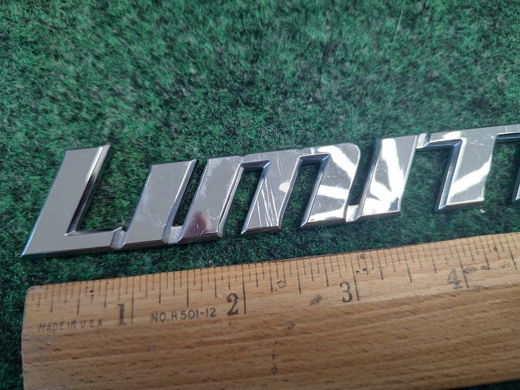 TOYOTA LIMITED CHROME SIDE EMBLEM LOGO BADGE SIGN SYMBOL NAME Scratches OEM 4S4
