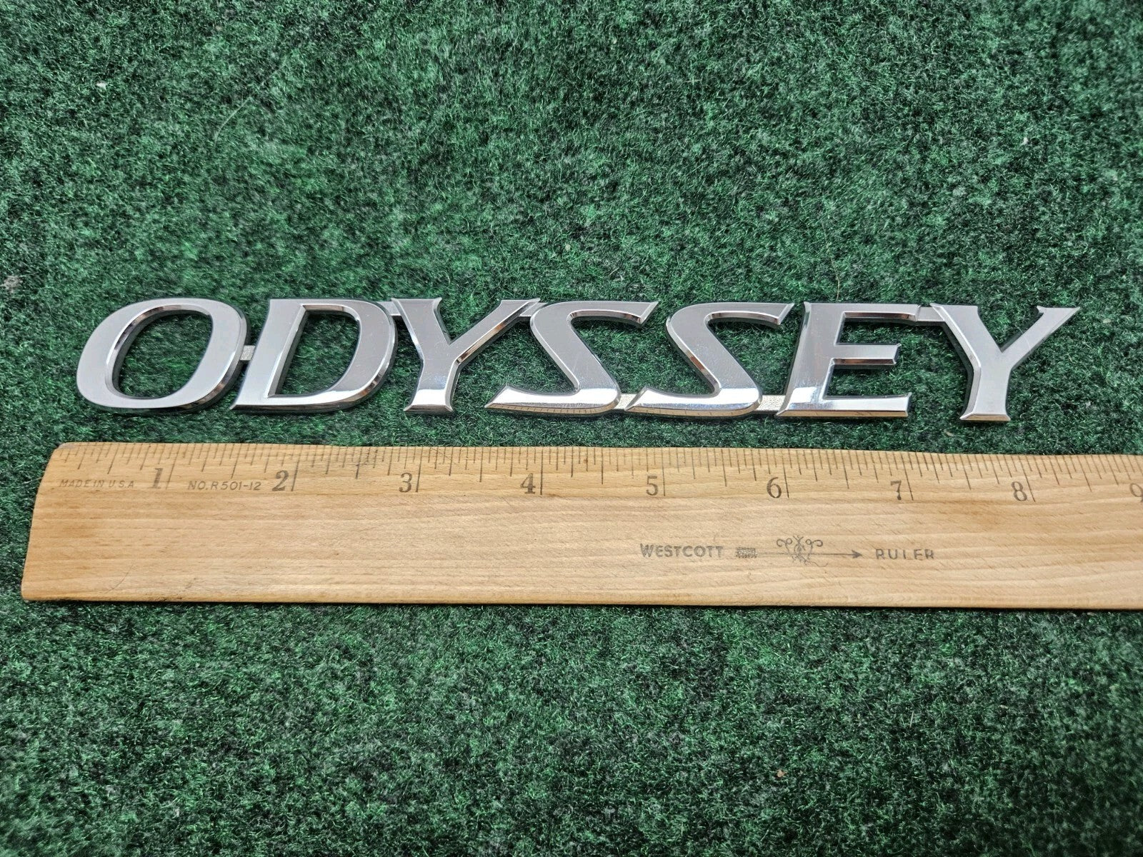 2005-10 HONDA ODYSSEY REAR GATE LID EMBLEM LOGO BADGE SYMBOL CHROME LETTERS GL1