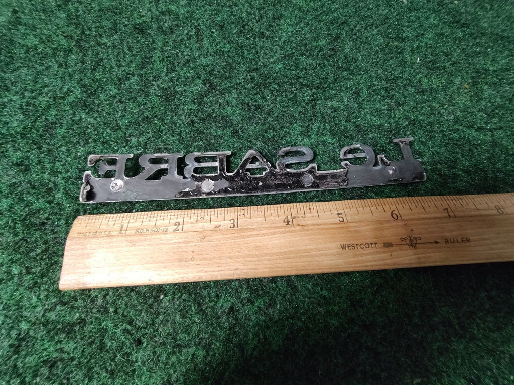 BUICK LESABRE CUSTOM - OEM EMBLEM BADGE SYMBOL LOGO NAME PLATE 6S6