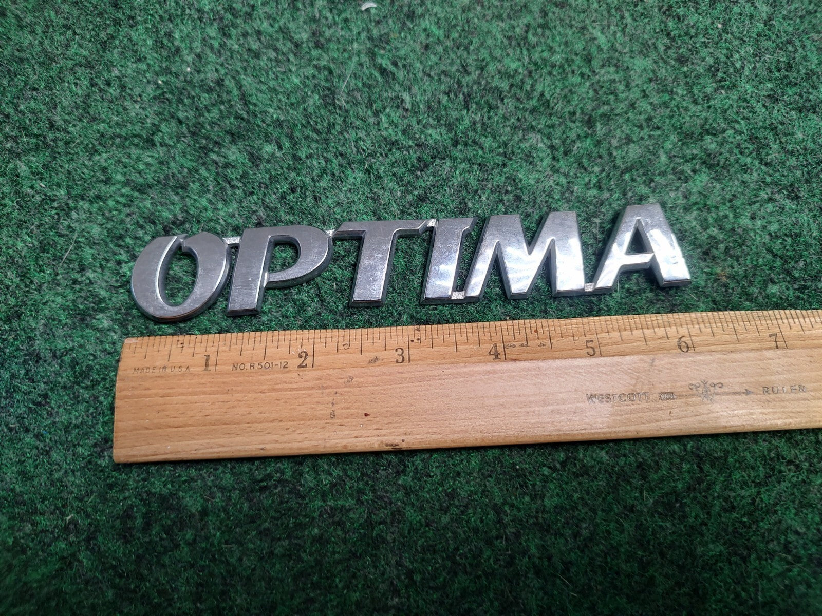 06 07 08-10 KIA OPTIMA REAR TRUNK LID CHROME EMBLEM LOGO BADGE SYMBOL OEM  2S9