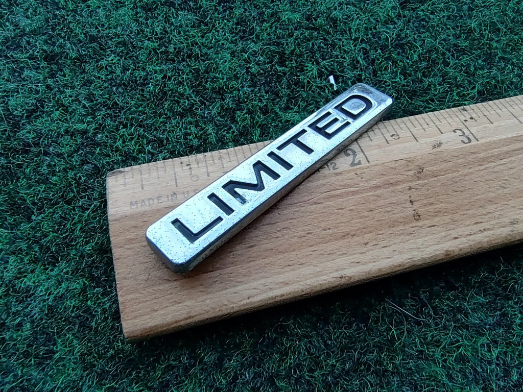 OEM Limited Chrome 2.4" Emblem Badge Logo Nameplate Name Plate Insignia 8L9
