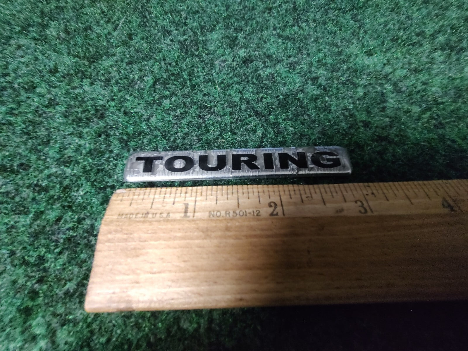 TOURING EMBLEM BADGE REAR TRUNK NAMEPLATE 3" 7S1