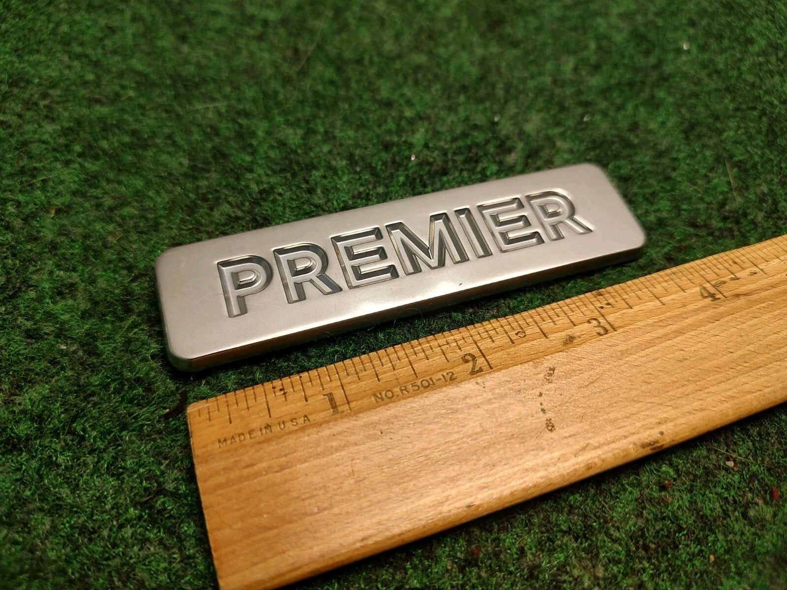 Mercury Premier Plastic 3.75 Emblem Badge Logo Nameplate Name Plate OEM 2S4