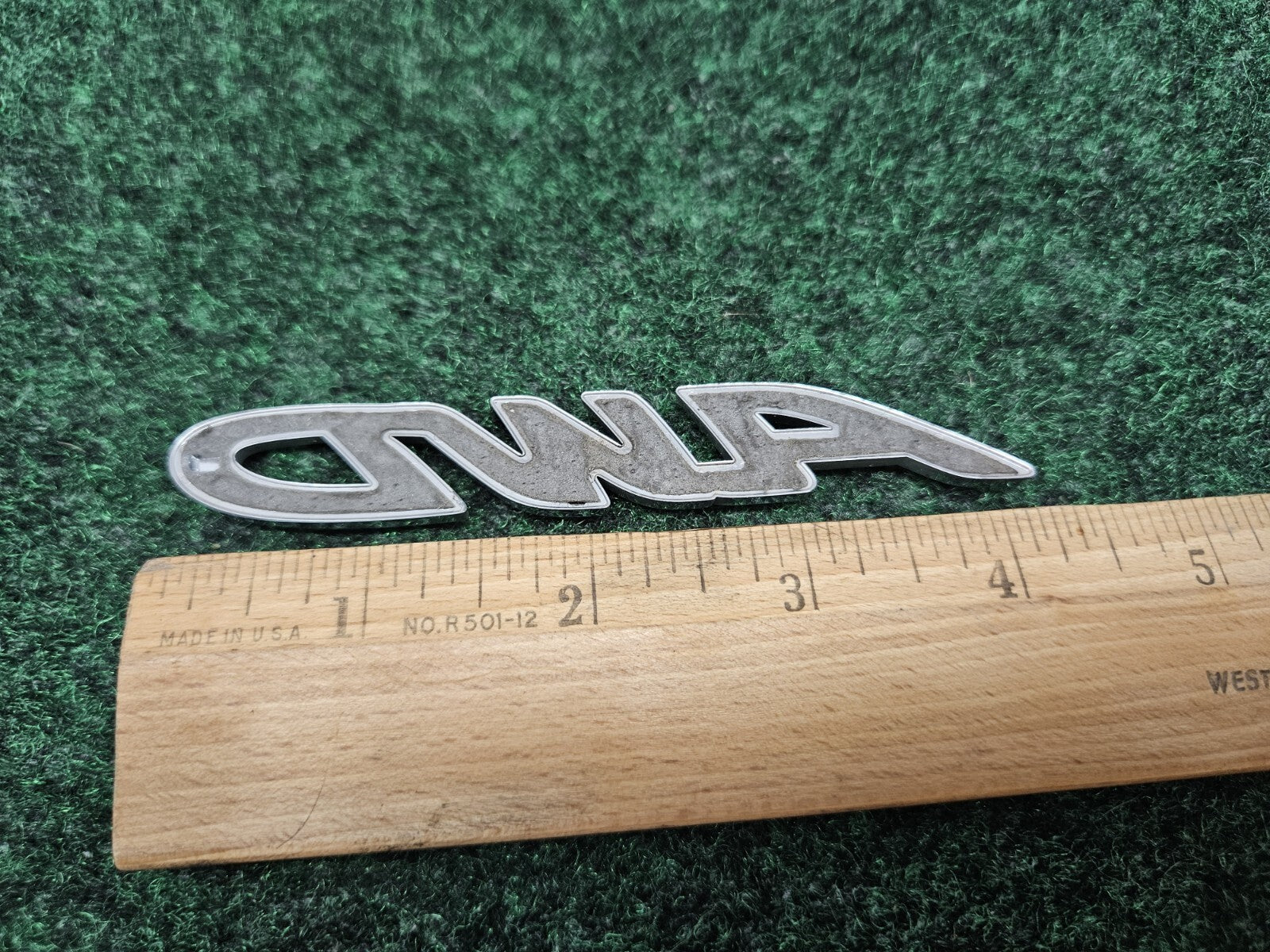 AWD Logo Chrome Emblem Badge Sign Logo Trim Name Plate OEM GL1