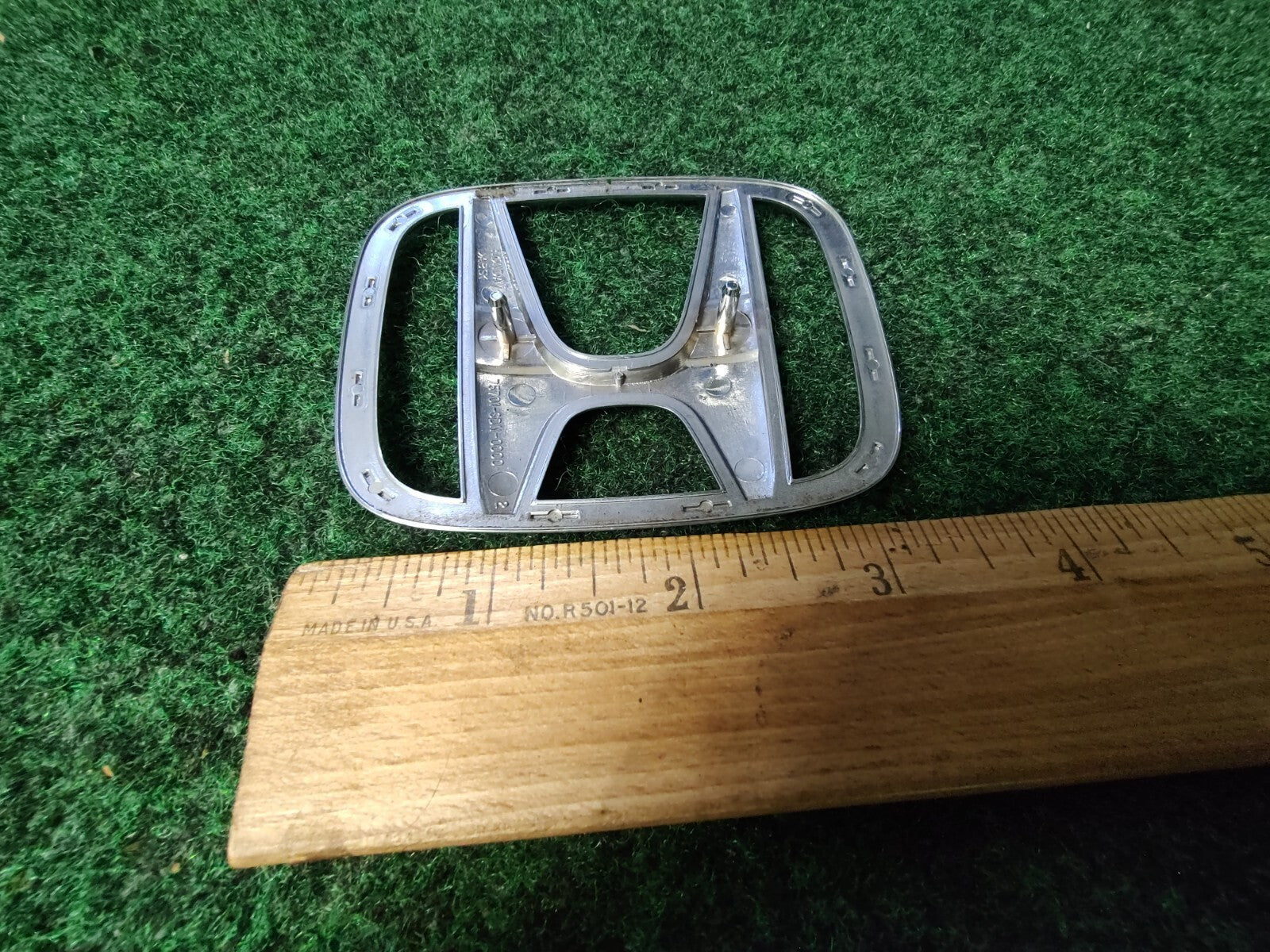 06-11 HONDA CIVIC COUPE REAR TRUNK EMBLEM LOGO BADGE CHROME 75701-SDN-0000 4S4