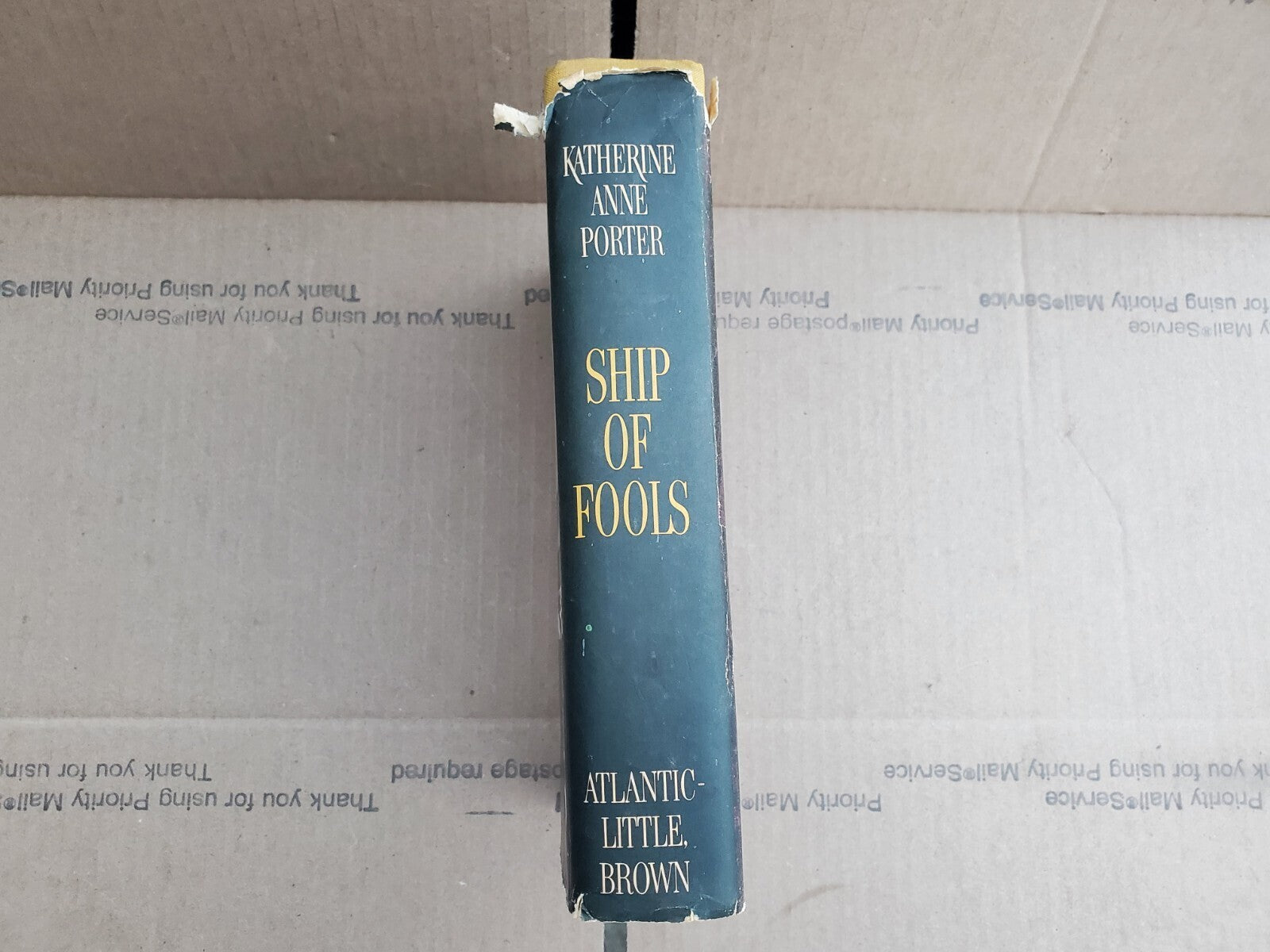Ship of Fools Hardcover Book 1962  Dust Jacket By Katherine Ann Porter B9