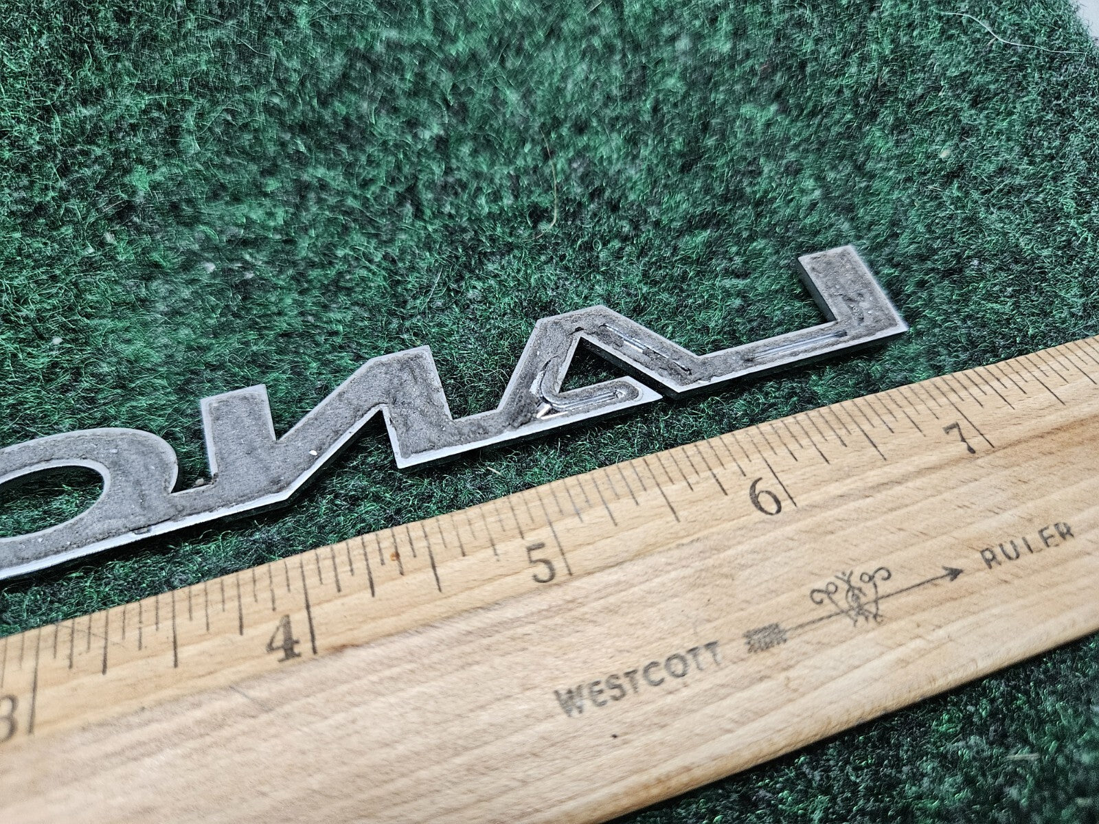 Genuine Mitsubishi 7415A112 Trunk Lancer Name Plate Emblem Logo Oem Chrome GL1