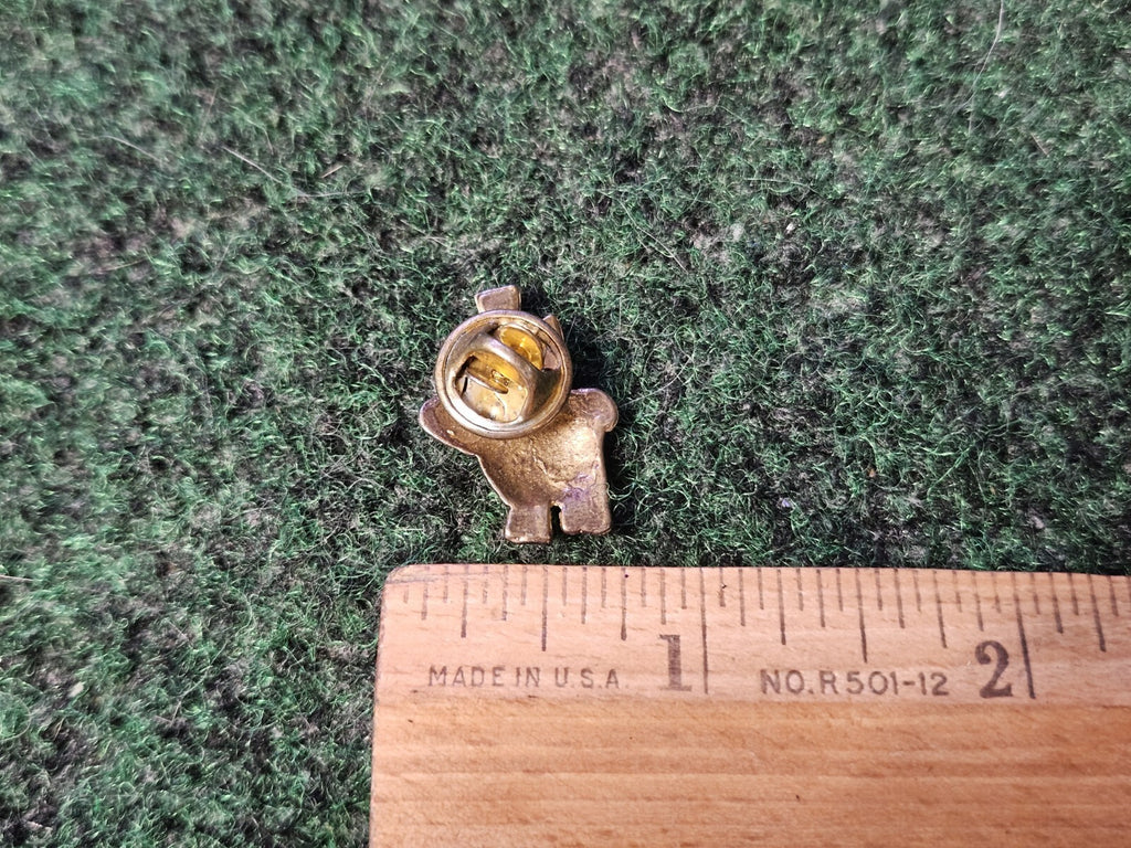 Goldtone Lamb Cross Easter Tac Lapel Pin