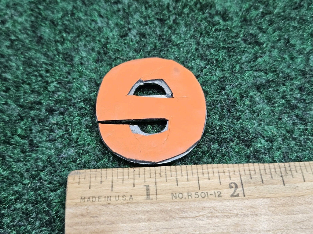 Jeep OEM "E" Chrome Hood Hatch Individual Letter Emblem Badge Logo Nameplate 7S8