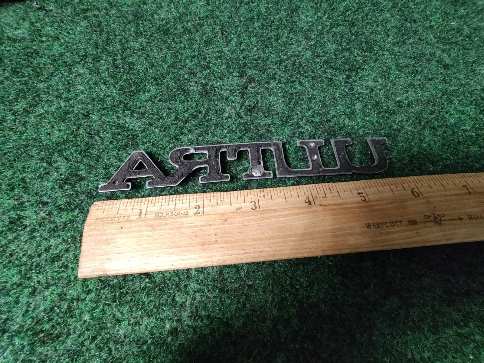 1991-2003 Buick Park Avenue Ultra Emblem Badge Nameplate Logo Script Vintage 7S1