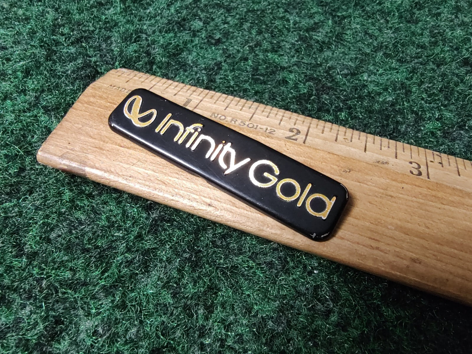 Infinity Gold Speaker Badge Emblem Logo Name Plate 7S1