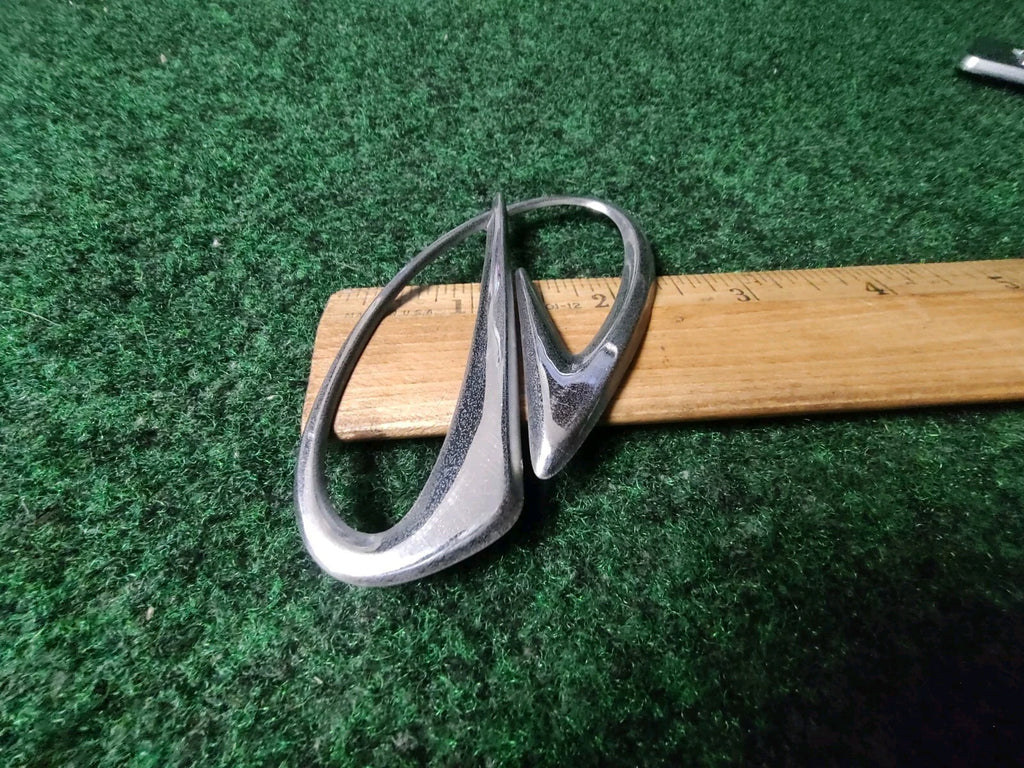 Vintage OLDSMOBILE Chrome EMBLEM SYMBOL BADGE OEM Nameplate Logo 3.5" 1S6