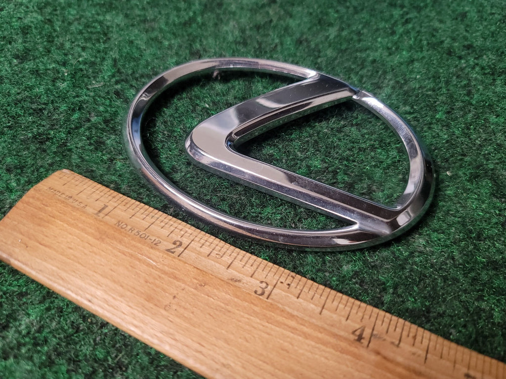 Lexus Rear Trunk Lid Emblem Badge Logo Chrome 2542 OEM Used 5S2