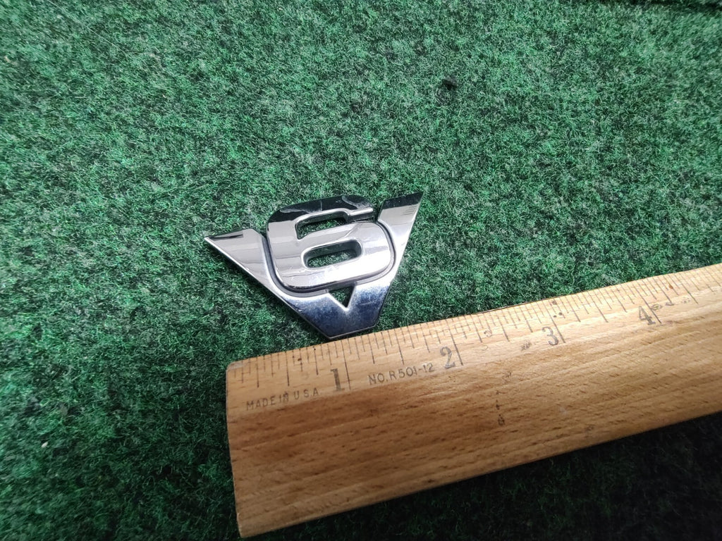 Ford Escape V6 Front Side Fender Emblem Chrome OEM YL8416C144AB 5S5