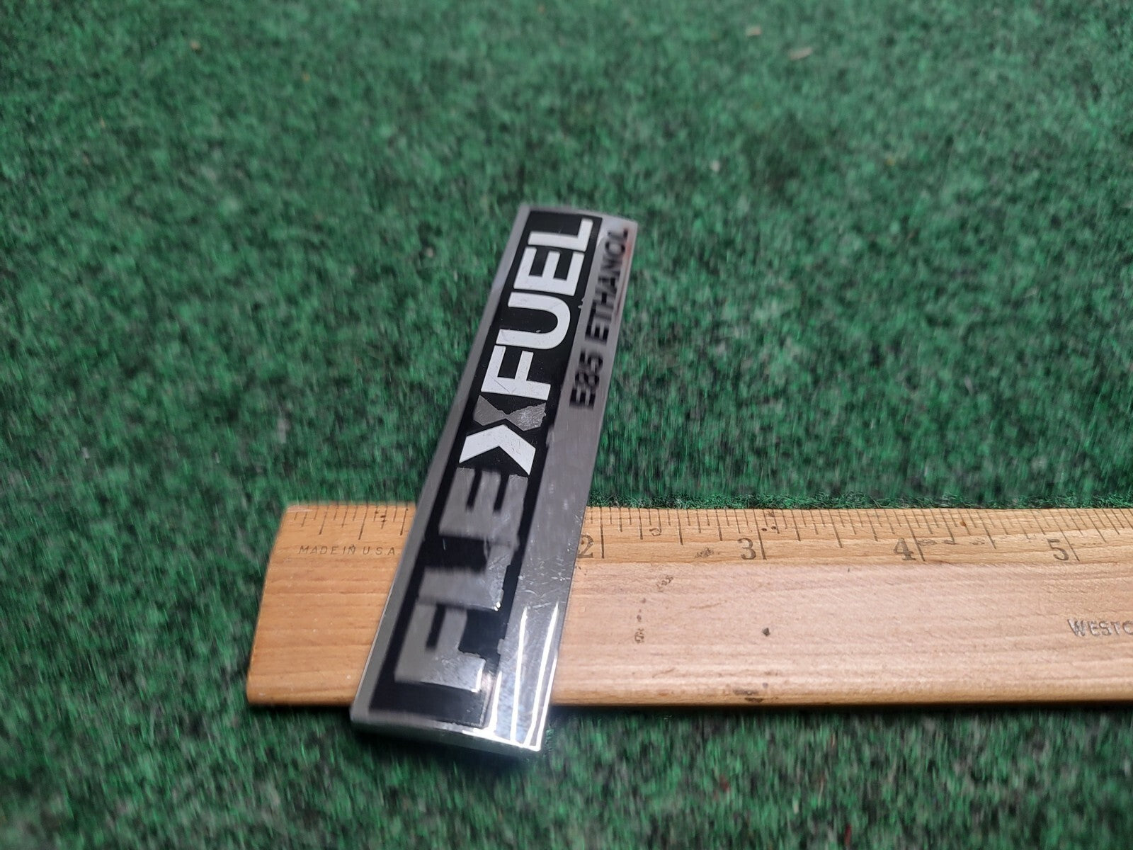 Chevy GMC GM OEM Flex Fuel E85 Ethanol Emblem Badge Logo Nameplate 15910900 3S4