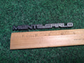 1995-1999 Chevrolet Chevy Monte Carlo Factory Silver Dash Board Emblem Badge 4S9