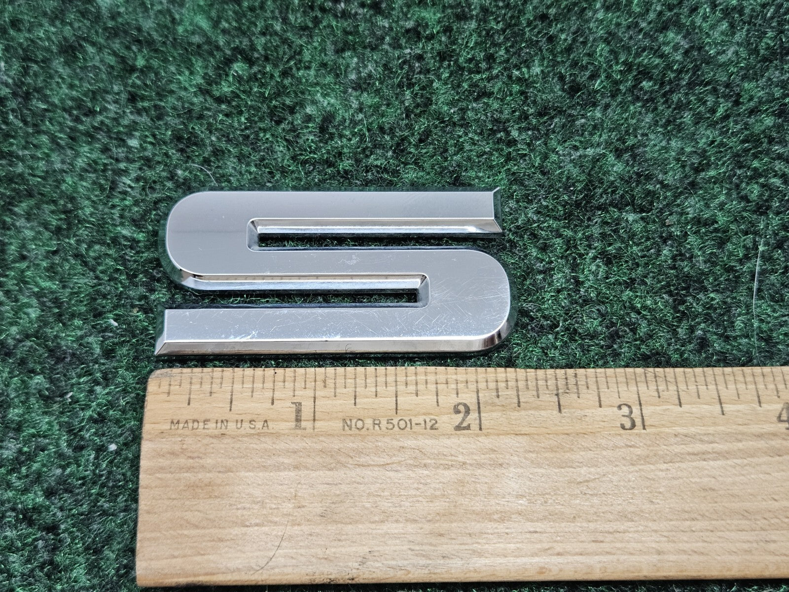 OEM "5" Chrome Individual Number Lettering Emblem Badge Logo Nameplate 3D 7S8