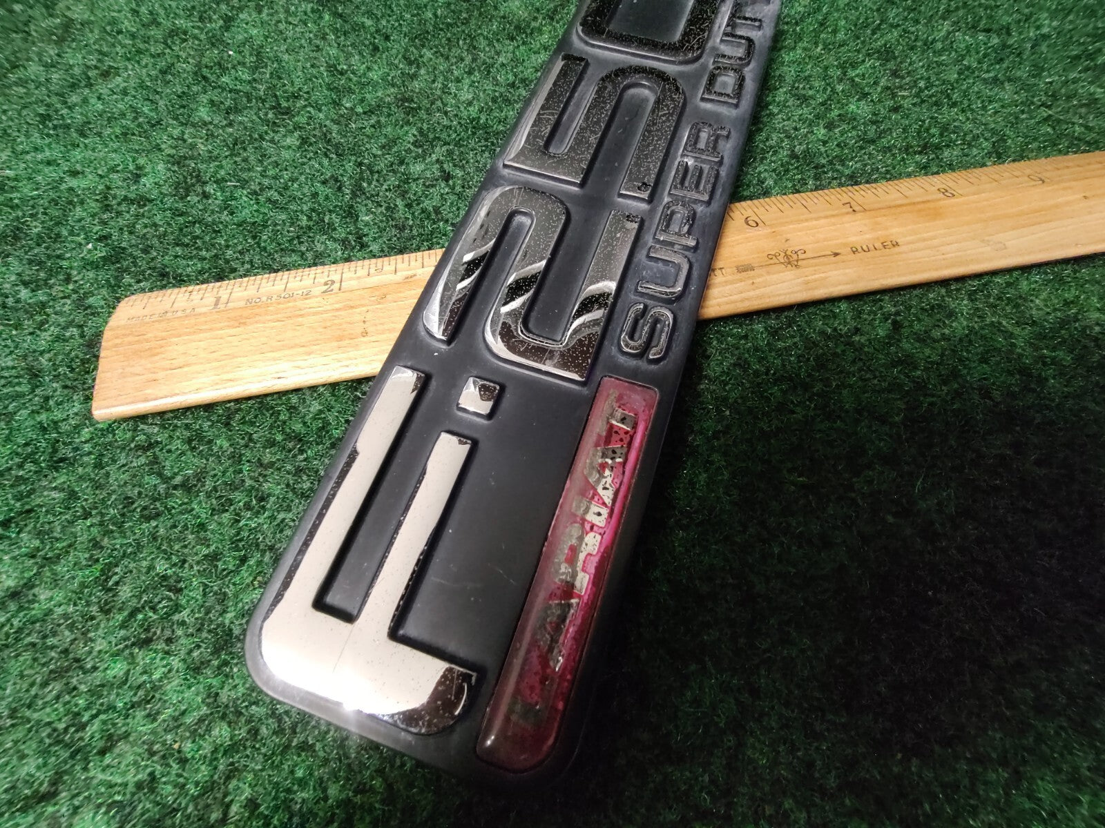 OEM 1999-2003 Ford F-250 LARIAT SUPER DUTY Fender Name Plate Emblem Badge 3M1