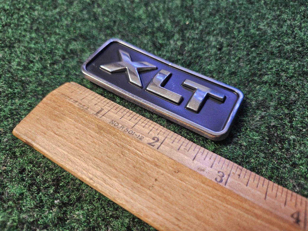 Ford Rear Chrome XLT NAMEPLATE Emblem Name Plate OEM 7L8Z-7842528-B 6L4