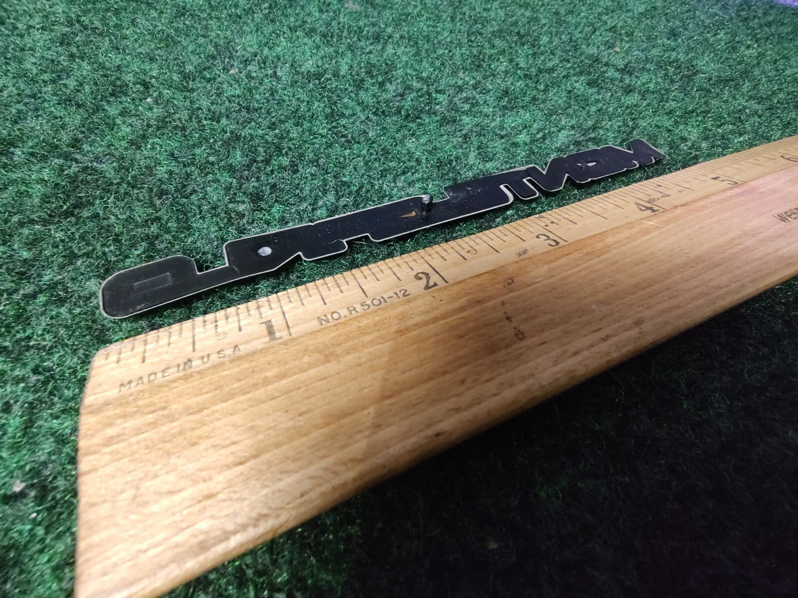 1995-1999 Chevrolet Chevy Monte Carlo Silver Dash Board Emblem Badge 5" Inch 6S1