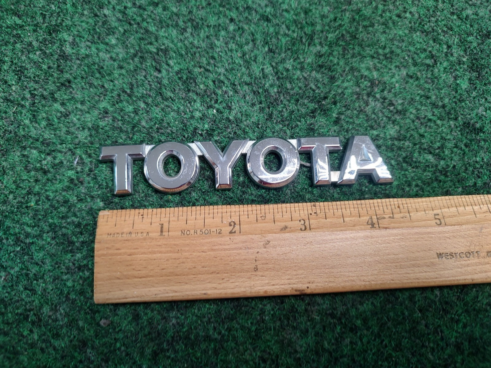 Toyota Corolla Camry Rear Trunk Script Emblem Badge Nameplate OEM 3S2