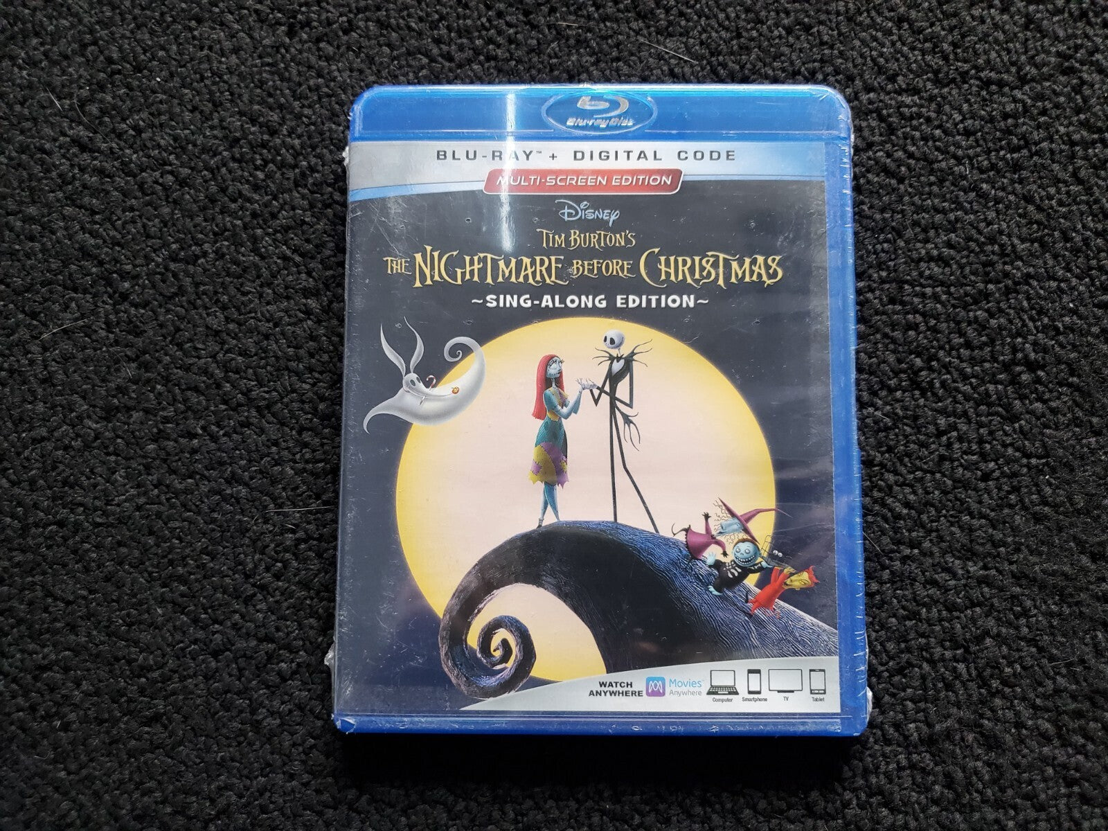 The Nightmare Before Christmas Sing Along Edition Blu-Ray DVD Disney New Sealed