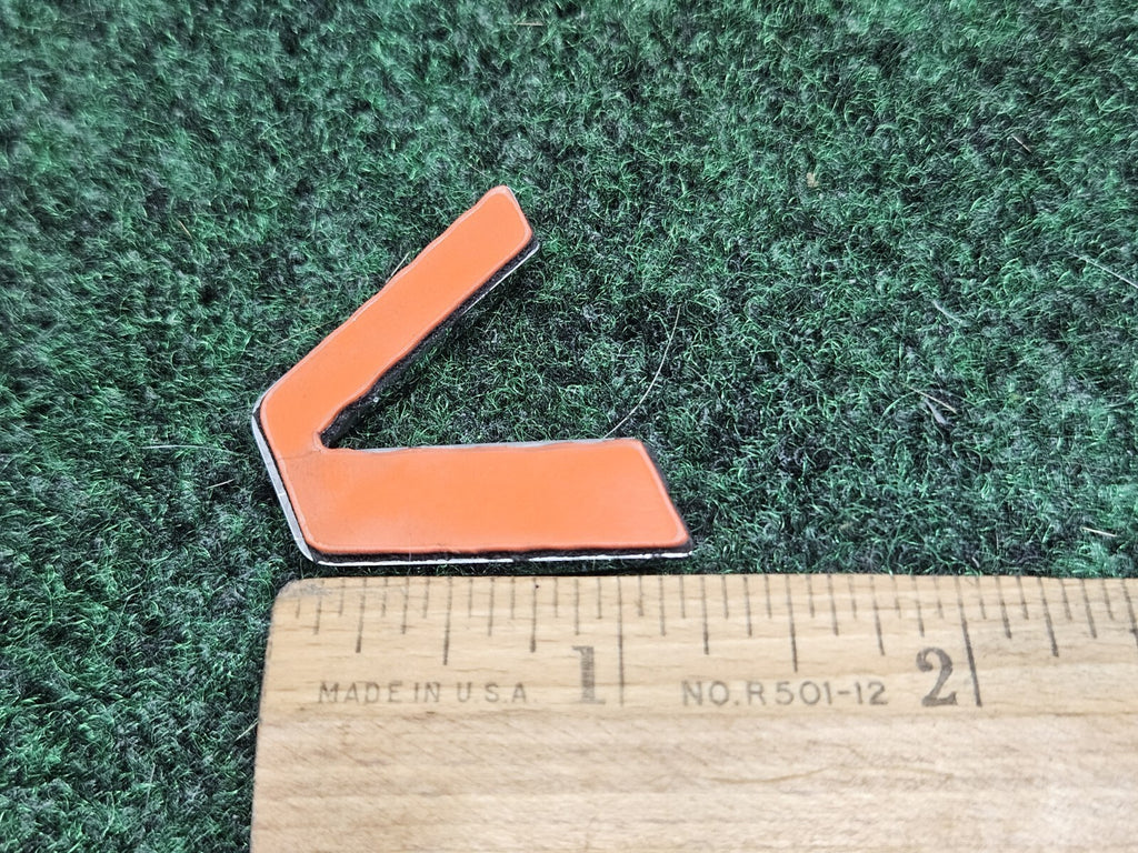 OEM "V" Chrome Individual Letter Lettering Emblem Badge Logo 3D Nameplate 7S7