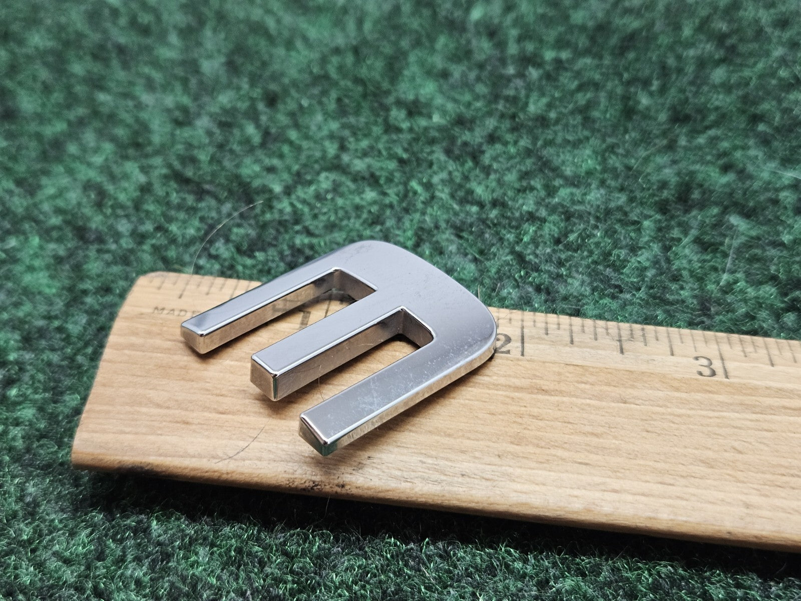 OEM "E" Chrome Individual Letter Lettering Emblem Badge Logo Sign Nameplate 7S6