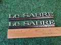 (2) 97-99 BUICK LESABRE LIMITED REAR LID SIDE EMBLEM LOGO BADGE SYMBOL OEM 1M4
