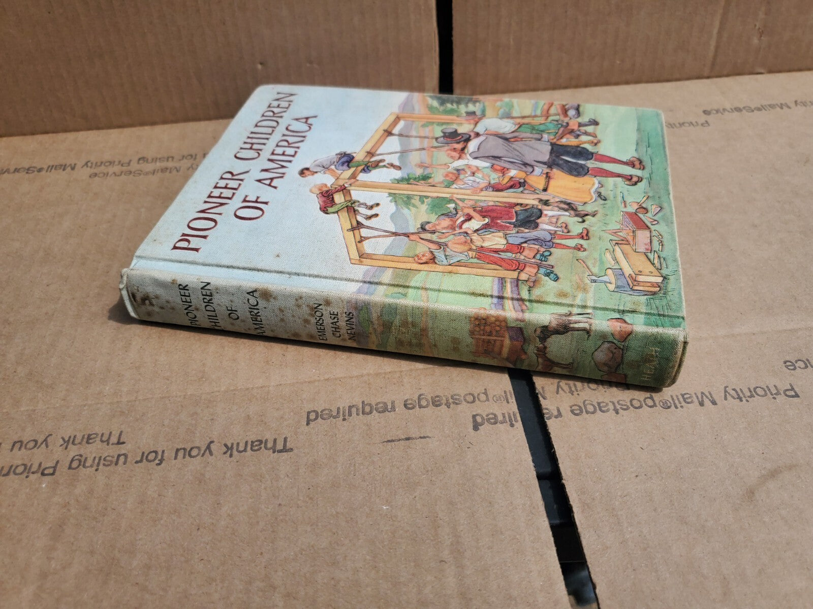 Pioneer Children of America 1955 Hardcover by Caroline D. Emerson B3