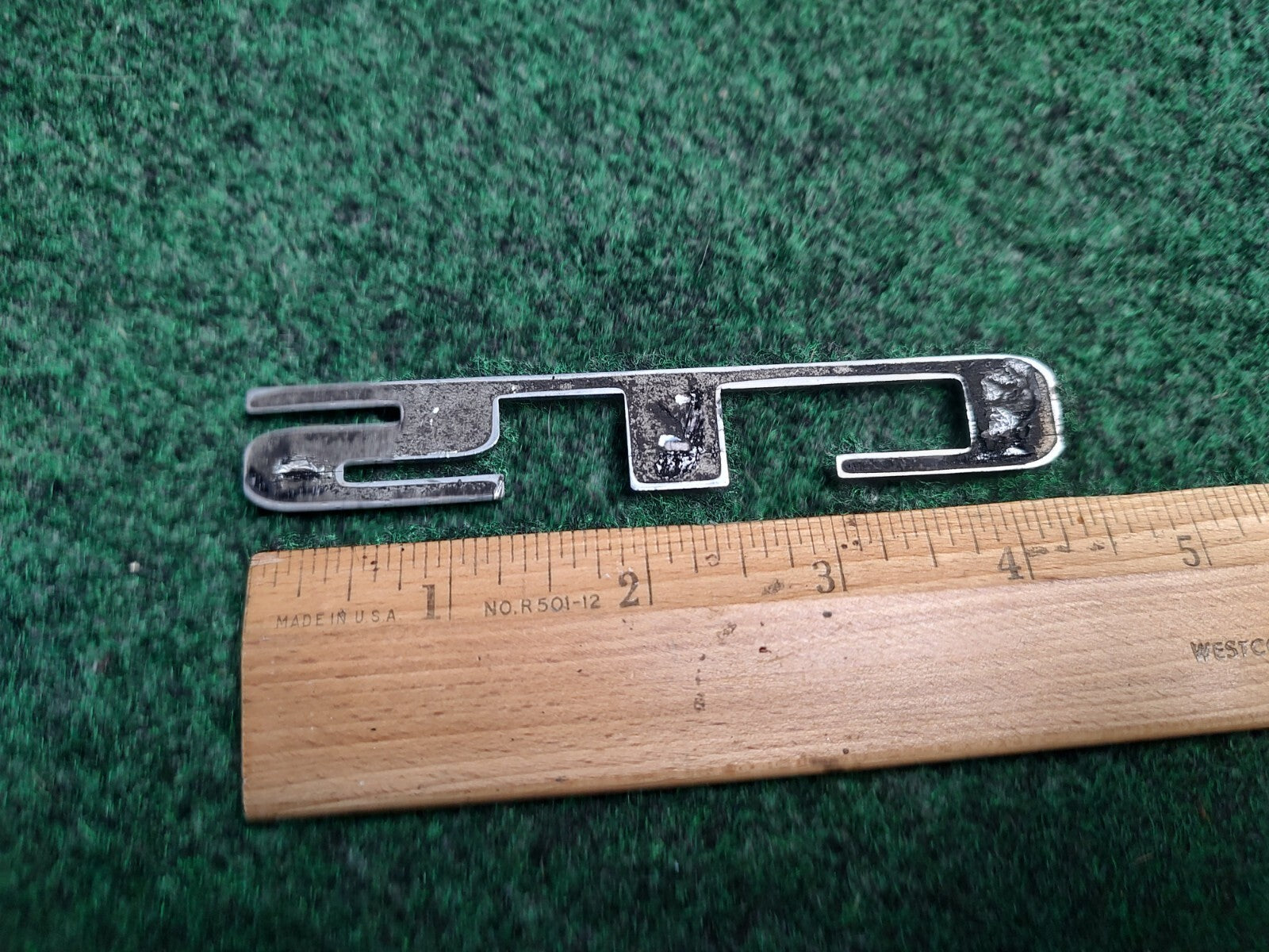 Cadillac CTS Satin Rear Trunk Emblem Badge Logo Nameplate Name Plate OEM 2S9